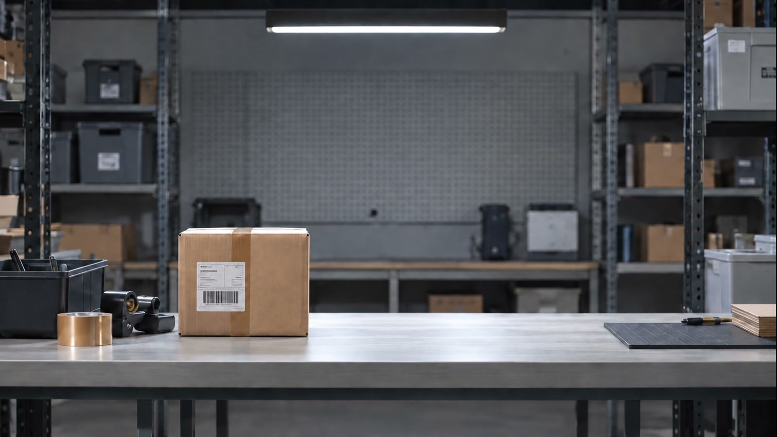Synthetic warehouse video